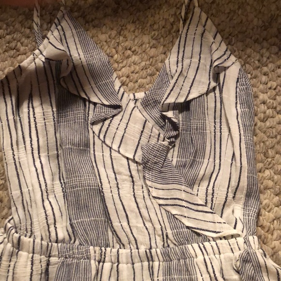 Blue and white Express wrap sundress - Picture 4 of 5